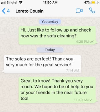 clean care clinet testimonial