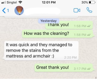 clean care clinet testimonial