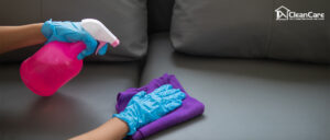 Sofa cleaning to control allergens