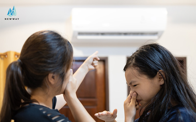 affected by pungent aircon smell
