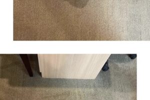 floor cleaning before and after image